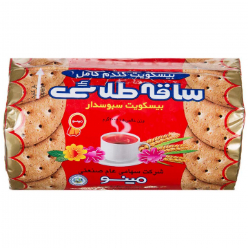 بیسکویت سبوس دار ساقه طلایی مینو 200 گرمی